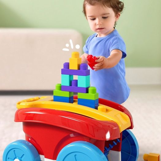 Mega Bloks Scooping Wagon