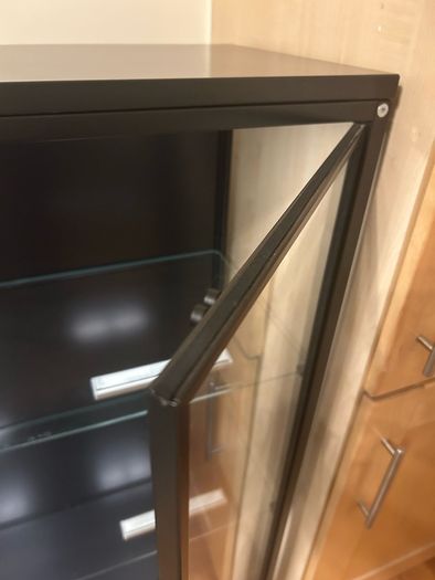 Ikea Rudsta Glass Display Cabinet