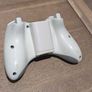XBox 360 White Controller with Black cover caps Image 2