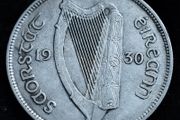 Ireland - 1930 - Florin - Salmon - Silver - KM.7 - [2750]