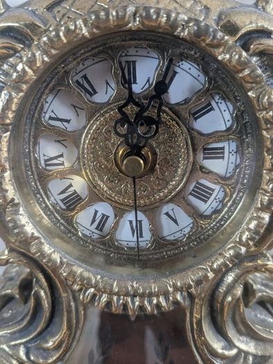 Vintage brass clock