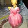 Vintage Hand-Painted Porcelain Lady Vanity Trinket Box Postage Available or Collection Image 2