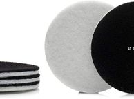 main image for ad Glass Polish 11008 GP-PRO Felt Polishing Pads for Polishing Glass, Plastic, Metal, Marble - 125mm - Pack of 5 Pads