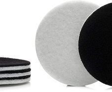 Glass Polish 11008 GP-PRO Felt Polishing Pads for Polishing Glass, Plastic, Metal, Marble - 125mm - Pack of 5 Pads