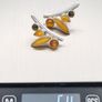 Natural Baltic Amber On Sterling Silver Stud Earrings Image 7