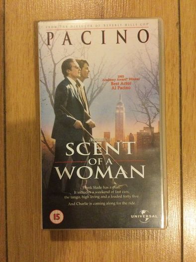 Pacino Scent of a woman VHS
