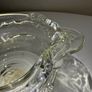 Vintage Textured Ice Bark Art Glass Bowl Image 4