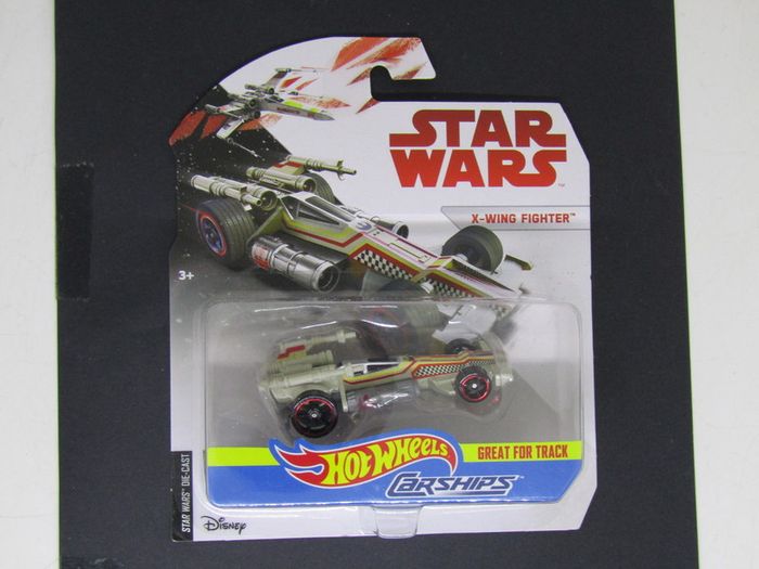 Hot Wheels Star Wars Carships X Wing Fighter Silver Die-Cast Collectors Model Brand New Factory Sealed