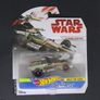 Hot Wheels Star Wars Carships X Wing Fighter Silver Die-Cast Collectors Model Brand New Factory Sealed Image 2