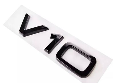 V10 Car Rear boot badge