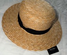 New Mantra Official Ava Natural Straw Hat - 57cm