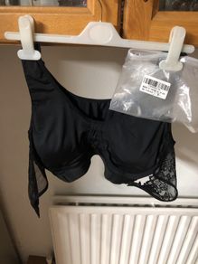 Sport bra size 3 xxx Black / White