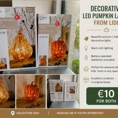 Decorative LED pumpkin lamps