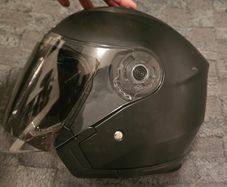 Open Face Motorcycle Helmet, Dual Visor, High-Quality ABS, Unisex Moto Helmet with ECE Certification