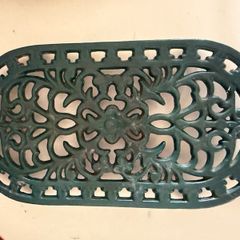 Green Metal Trivet