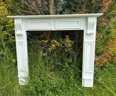 White Open Fire Surround
