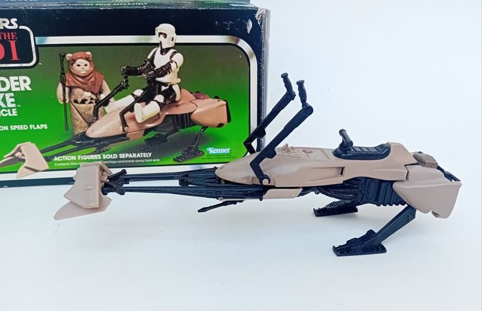Vintage Stsr Wars Speeder Bike & Box