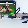 Vintage Stsr Wars Speeder Bike & Box Image 2