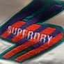 Brand new superdry cream cotton hoodie sweater Image 3