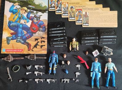 GI JOE 25th Anniversary parts n pieces lot