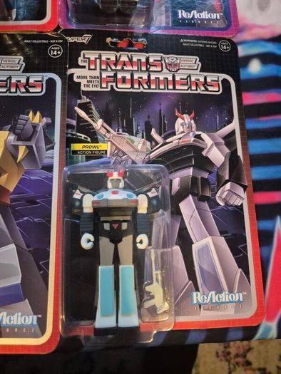 Transformers Reaction Figure Bundle Lot Super 7