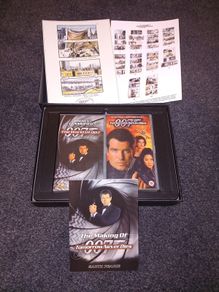 james bond colletors limited edition vhs and storyboard