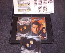 james bond colletors limited edition vhs and storyboard