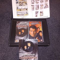 james bond colletors limited edition vhs and storyboard