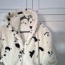 Coat faux fur zipper hoodie Image 6