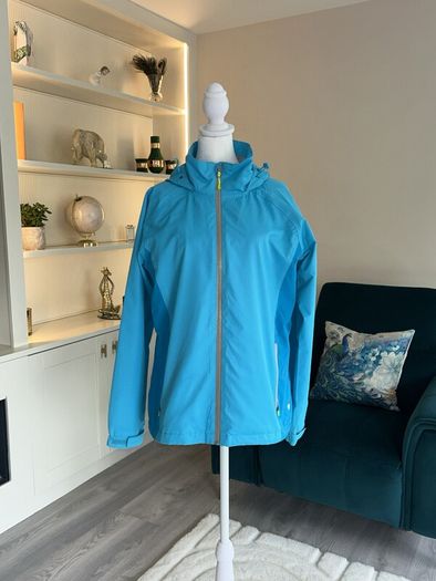 Ladies Blue Windbreaker Jacket from Dunnes Stores Size: UK 14 / EU 42