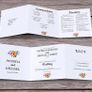 Floral Trifold Wedding Invites Image 2