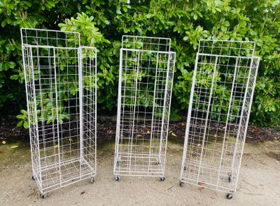 Large White Shop / Warehouse Trolleys - Good Quality