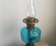 Antique Oil / Kerosene lamp