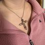 Silver 925 chain and cross Image 3