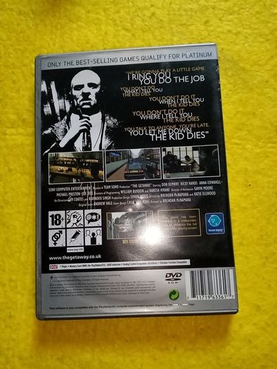 The Getaway PlayStation2 ps2 games Original