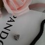 new genuine pandora Flower Heart Mum charm Image 2
