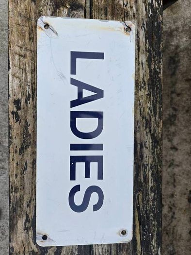 vintage ladies/gents signs