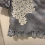 top Bnwt gingham navy & white short sleeved button back top Lenny .B size 1 (8-10) Image 7