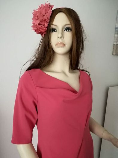 Salmon Fee G occasion dress, size 12