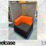 4 X Steelcase B Free Lounge Chairs & Screens Image 3