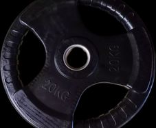 2 x 20 kg Olympic Rubber Plates Set
