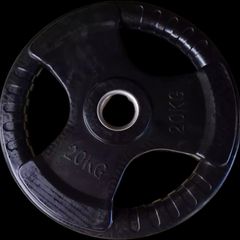 2 x 20 kg Olympic Rubber Plates Set