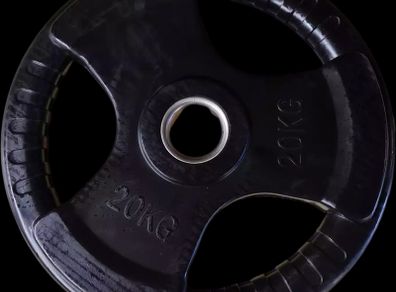 2 x 20 kg Olympic Rubber Plates Set
