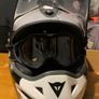 Dainese full face 58cm (M), goggles. Image 4