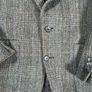 Herring Tweed Single-Breasted Blazer Mens - sz 40 - Medium - Grey Mix Vintage M&S St Michael Image 2