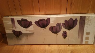 Pair of Extra Large Hand Painted Matching Oil on Canvas Paintings