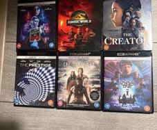 4k uhd + blu ray movies (2 for 25e)