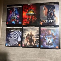 4k uhd + blu ray movies (2 for 25e)