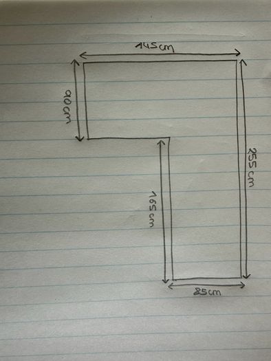 L shaped couch
