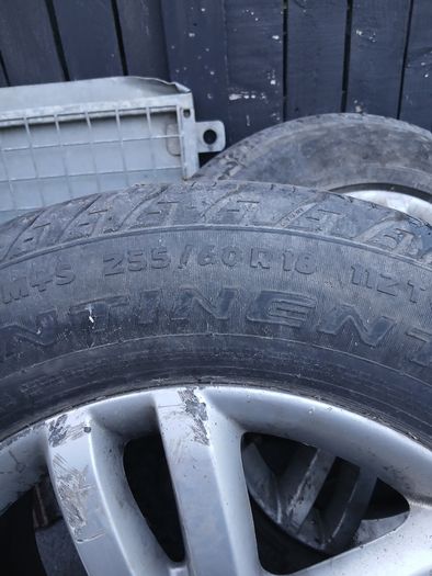 Tyres with wheels 255/60 R18